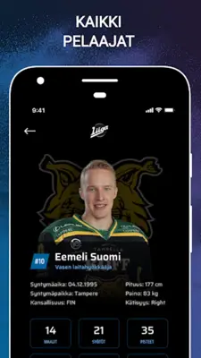 Liiga android App screenshot 0