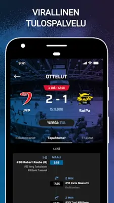 Liiga android App screenshot 3